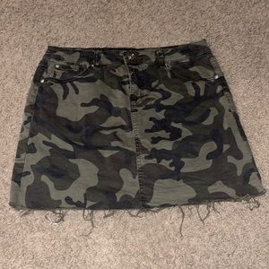 Camo Skirt.